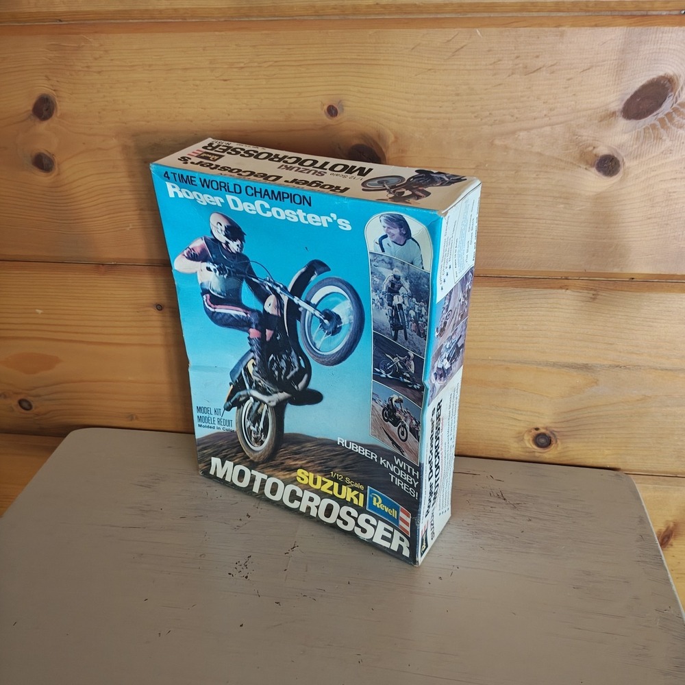 Rare 1974 Revell 1/12 Roger DeCoster Suzuki Motocrosser Kit #H-1509 Incomplete